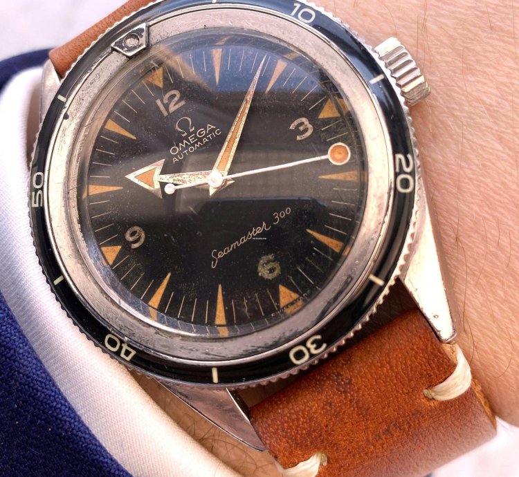 Omega Seamaster 300 Vintage Ref 2913-3 Diver Broad Arrow Lollipop Ck 2913 Extract Automatik 2913