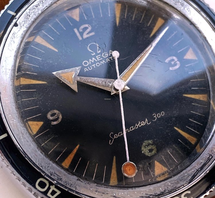 Omega Seamaster 300 Vintage Ref 2913-3 Diver Broad Arrow Lollipop Ck 2913 Extract Automatik 2913