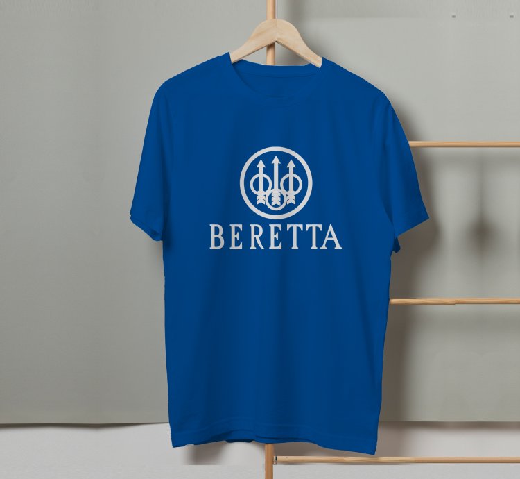 Baretta Logo Blue T Shirt Size Usa