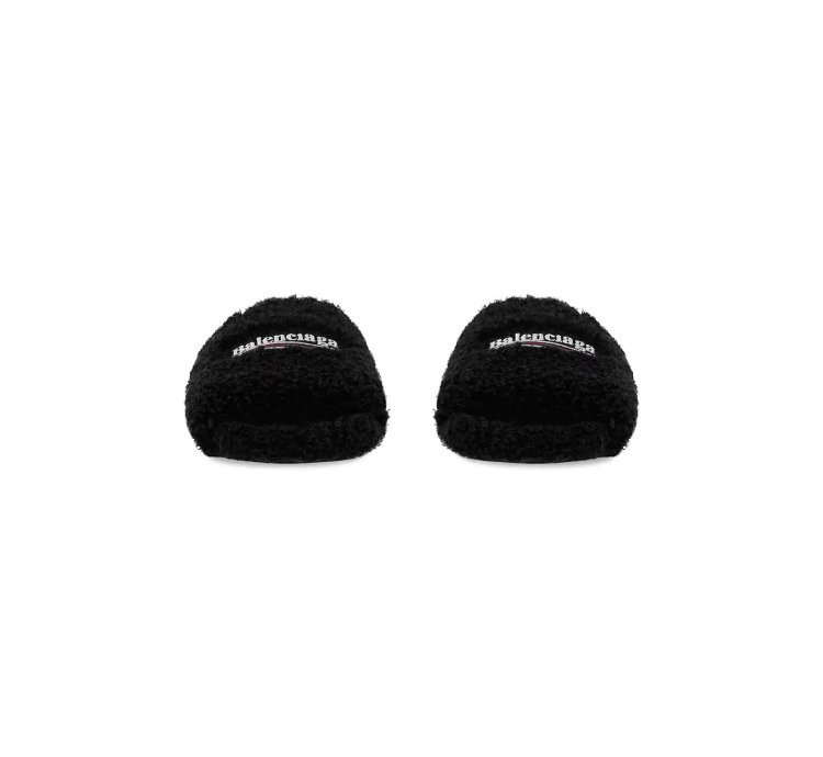 O1bcso1str1124 Furry Slides Towel In Black