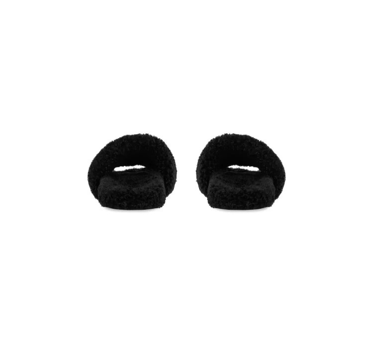 O1bcso1str1124 Furry Slides Towel In Black