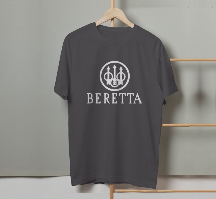 Baretta Logo Charcoal T Shirt Size Usa