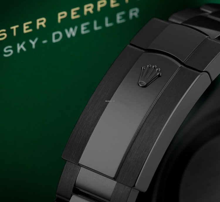 Rolex Sky-dweller 326934 Black Dial Oyster Bracelet 42mm Watch 2023 Pvd Dlc