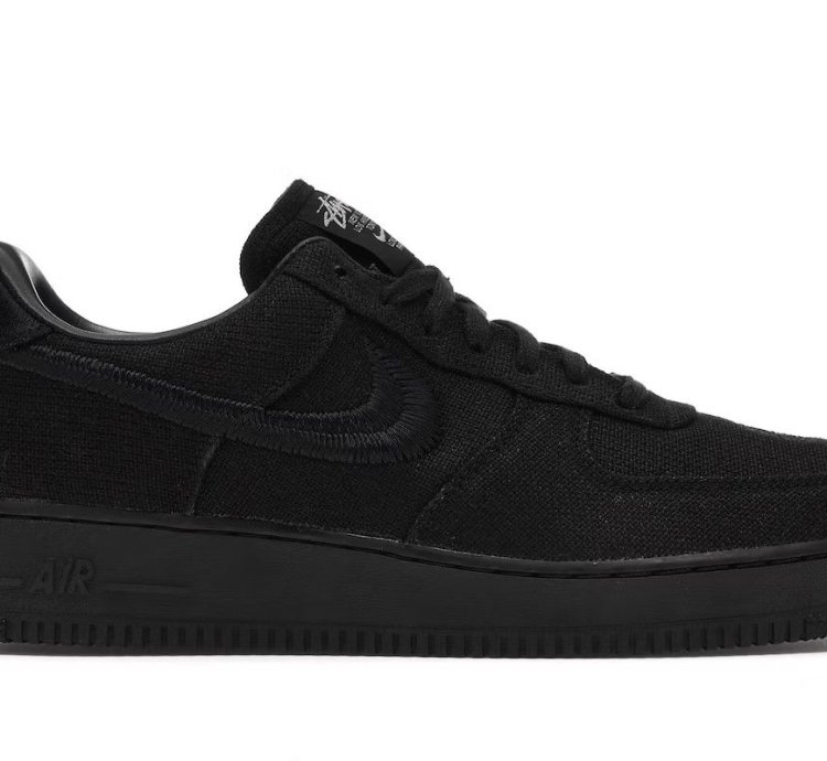 Air Force 1 Low Stussy Black