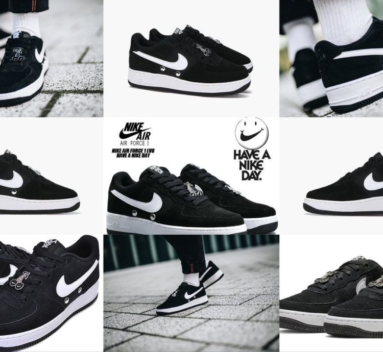Air Force 1 Low Top Have Nike Day Gs Lv8 Black Sneakers Shoes