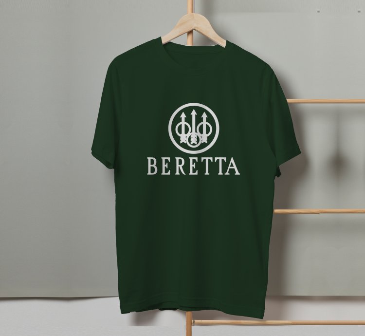 Baretta Logo Forest Green T Shirt Size Usa