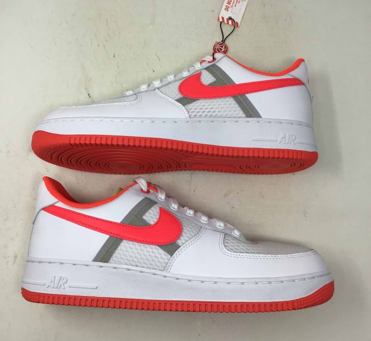Air Force 1 Low Transparent White Crimson