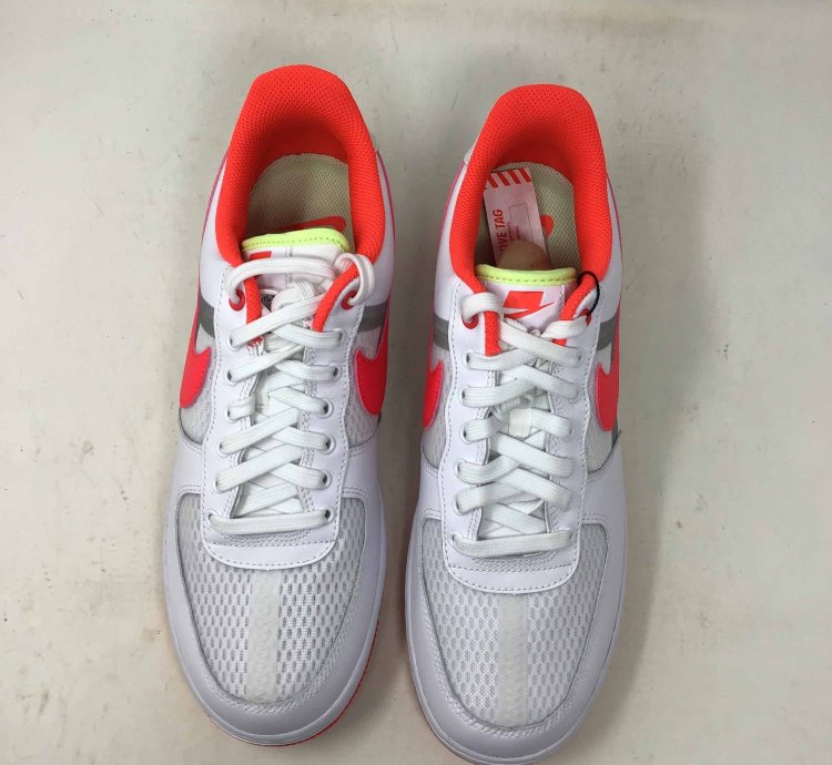 Air Force 1 Low Transparent White Crimson