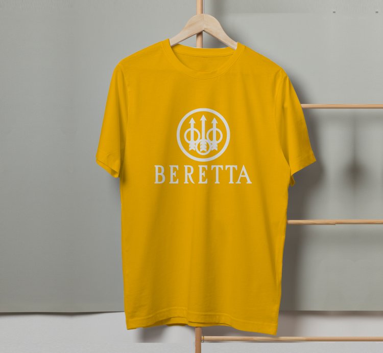 Baretta Logo Gold T Shirt Size Usa