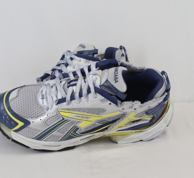 O1rshd1 Low Top Sneakers In Blue Yellow