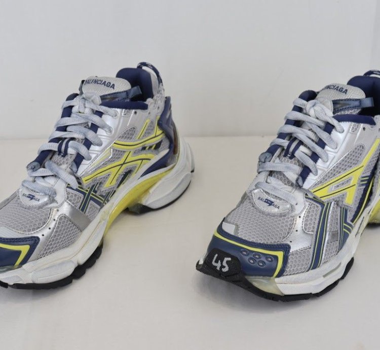 O1rshd1 Low Top Sneakers In Blue Yellow