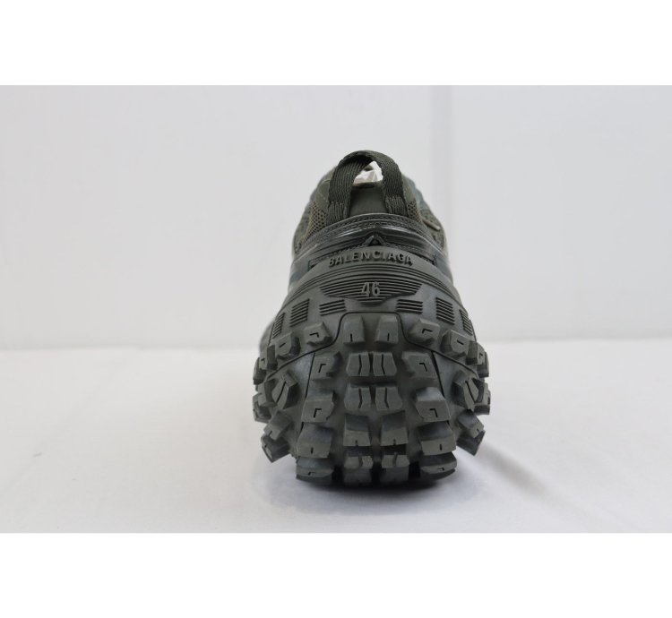 O1rshd1 Monocolor Rubber Mesh Defender Sneakers In Kaki