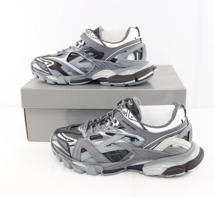 O1rshd1 Track 2 Open Sneakers In Grey Black