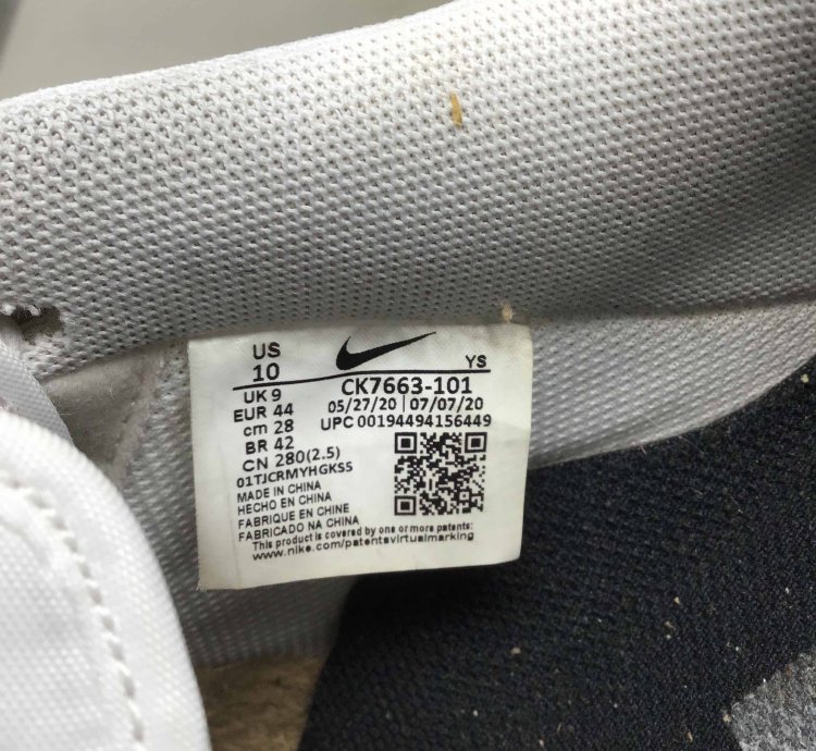 Air Force 1 Low White Black Sole