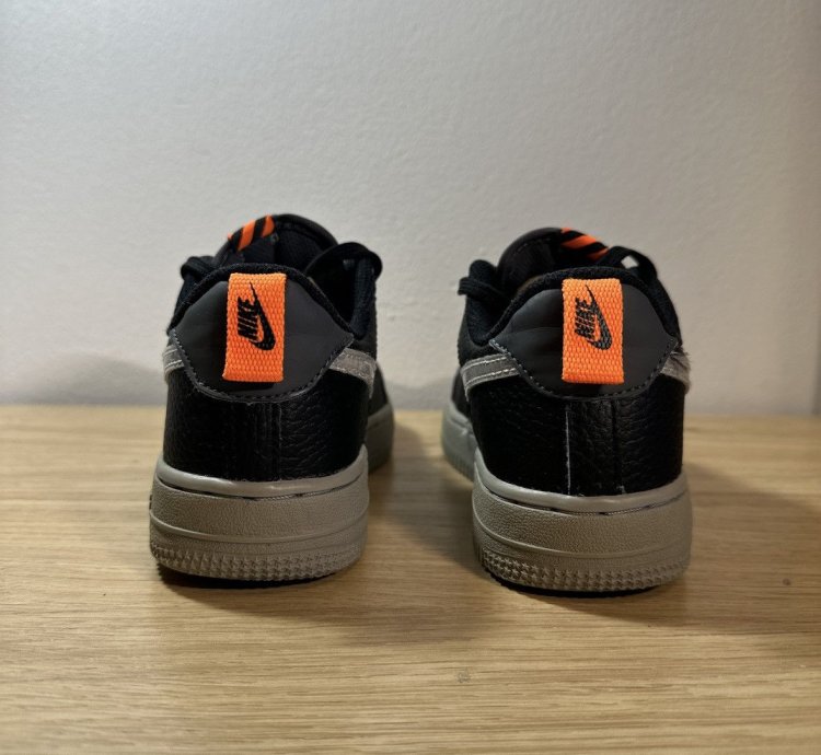 Air Force 1 Lv8 2 Gs Under Construction - Black Size 1 5y