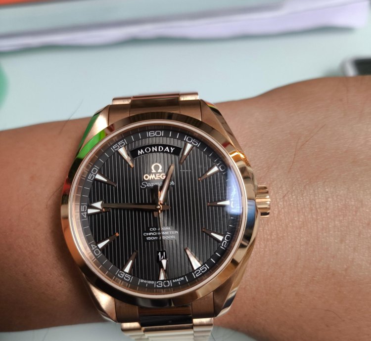 Omega Seamaster Aqua Terra 150m Day-date Watch Box And One Card