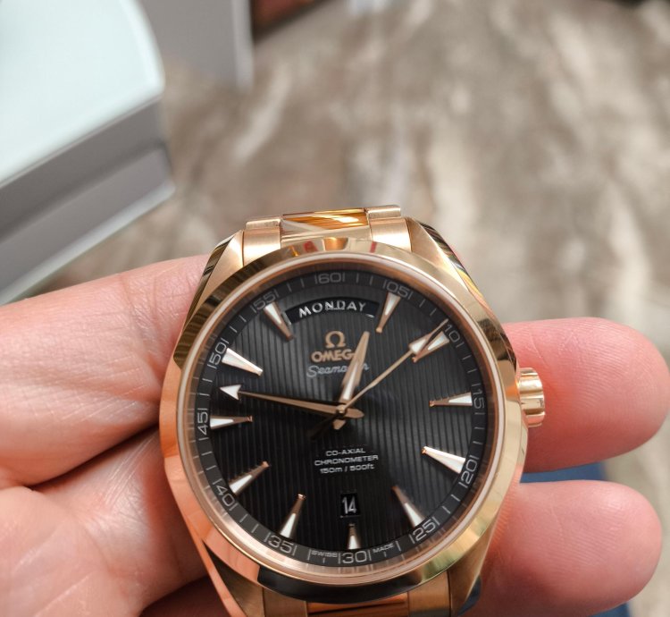 Omega Seamaster Aqua Terra 150m Day-date Watch Box And One Card