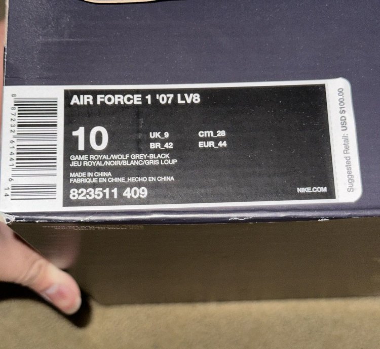 Air Force 1 Lv8 Chenille Swoosh