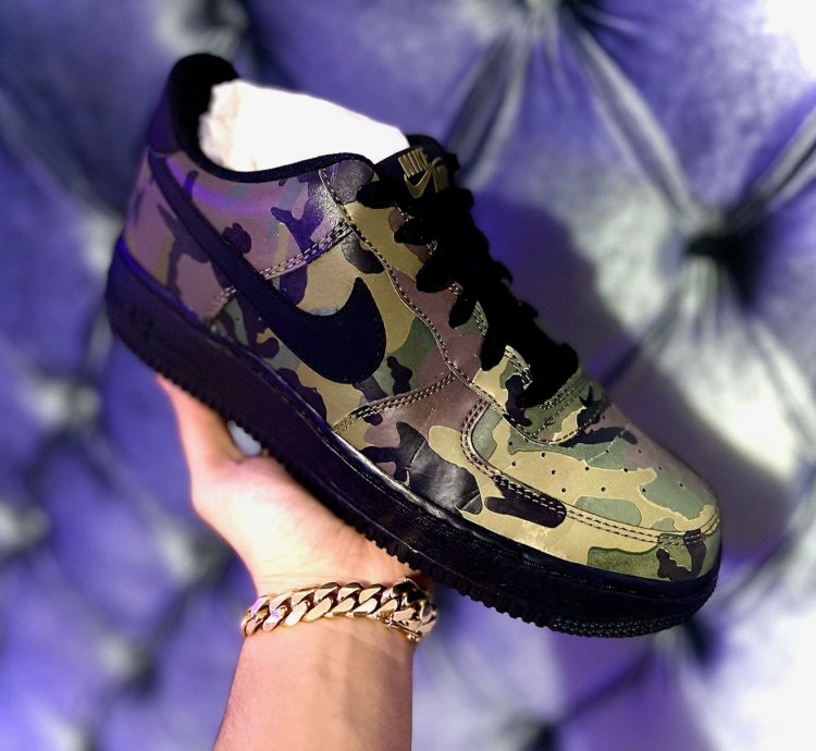 Air Force 1 Lv8 Gs 3m Reflective Camo