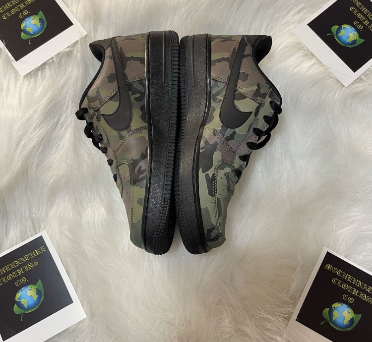 Air Force 1 Lv8 Gs 3m Reflective Camo