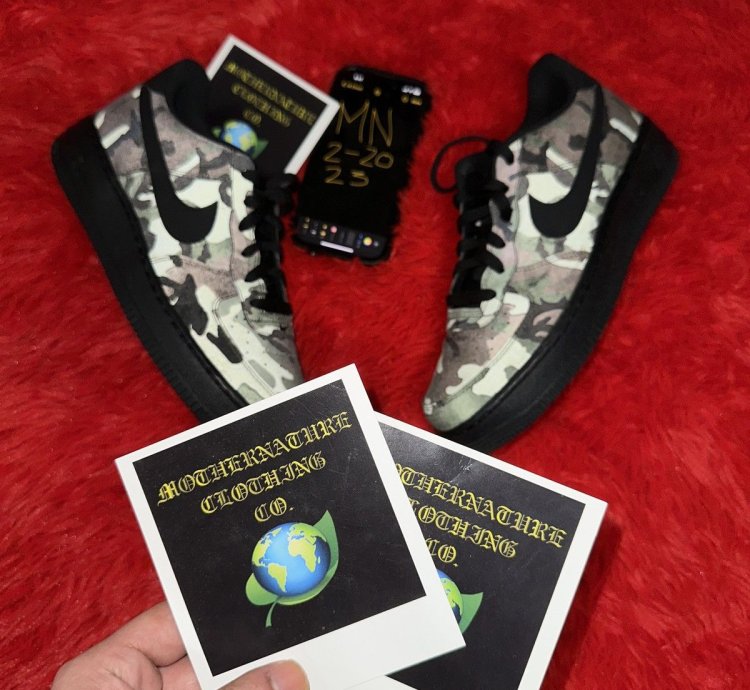Air Force 1 Lv8 Gs 3m Reflective Camo