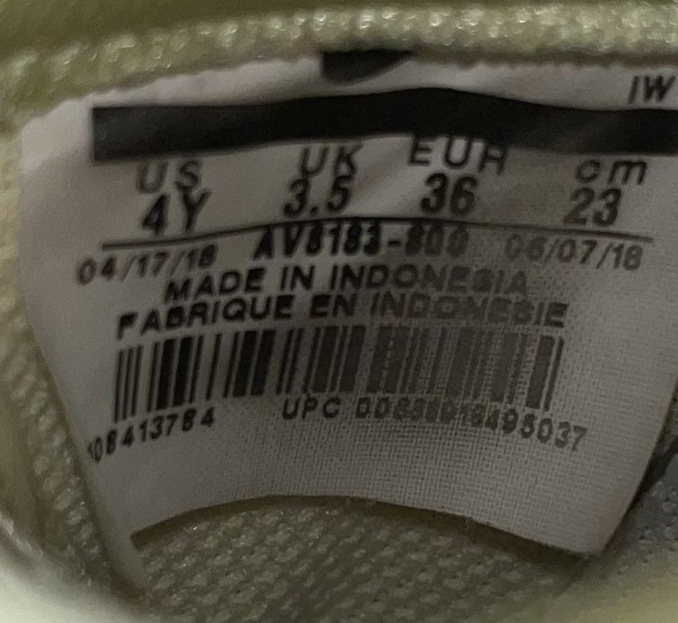 Air Force 1 Lv8 Gs Citron Tint