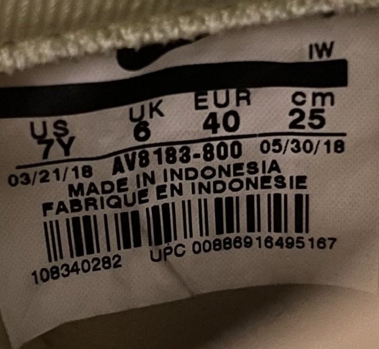 Air Force 1 Lv8 Gs Citron Tint