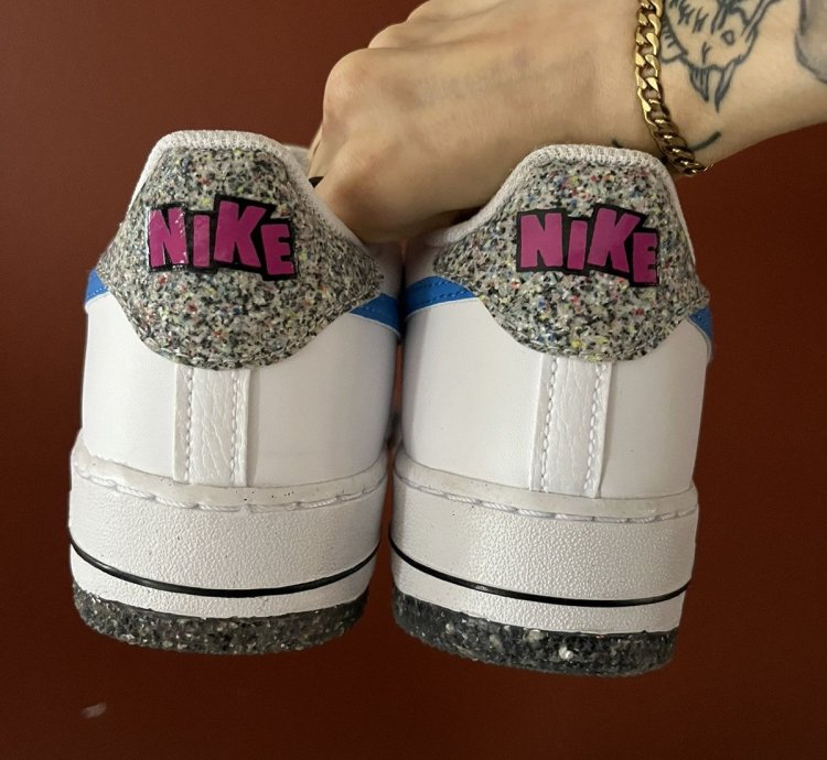 Air Force 1 Lv8 Next Nature Crater White Light Photo Blue