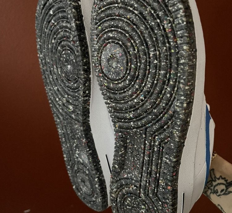 Air Force 1 Lv8 Next Nature Crater White Light Photo Blue