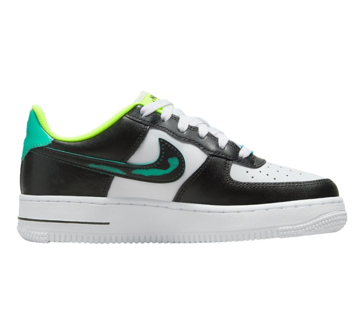 Air Force 1 Lv8 White Black-laser Blue-volt Dx3349-100