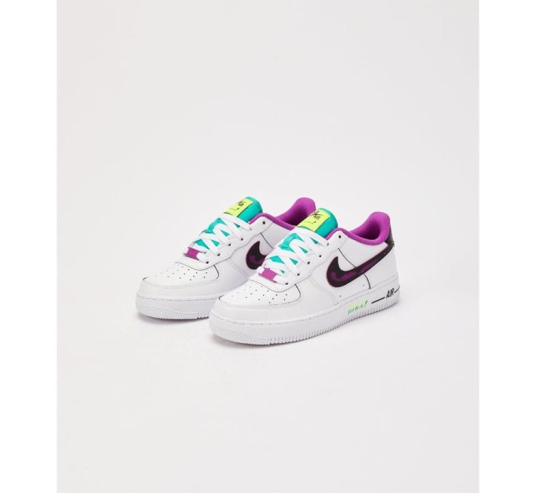 Air Force 1 Lv8 White Black-vivid Purple Dx3933-100