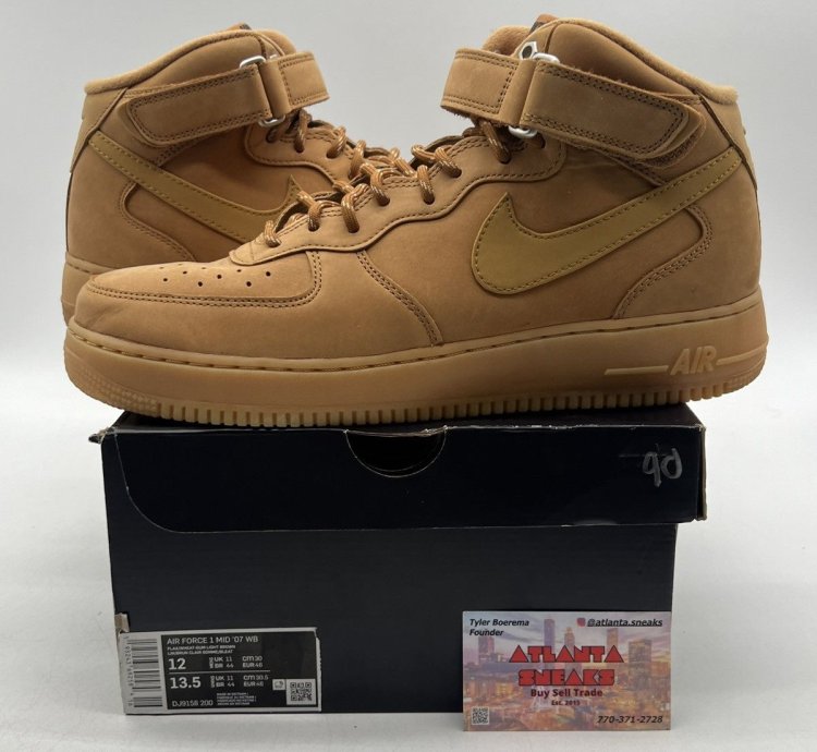 Air Force 1 Mid 07 Flax