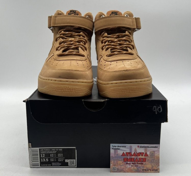 Air Force 1 Mid 07 Flax