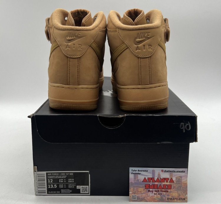 Air Force 1 Mid 07 Flax