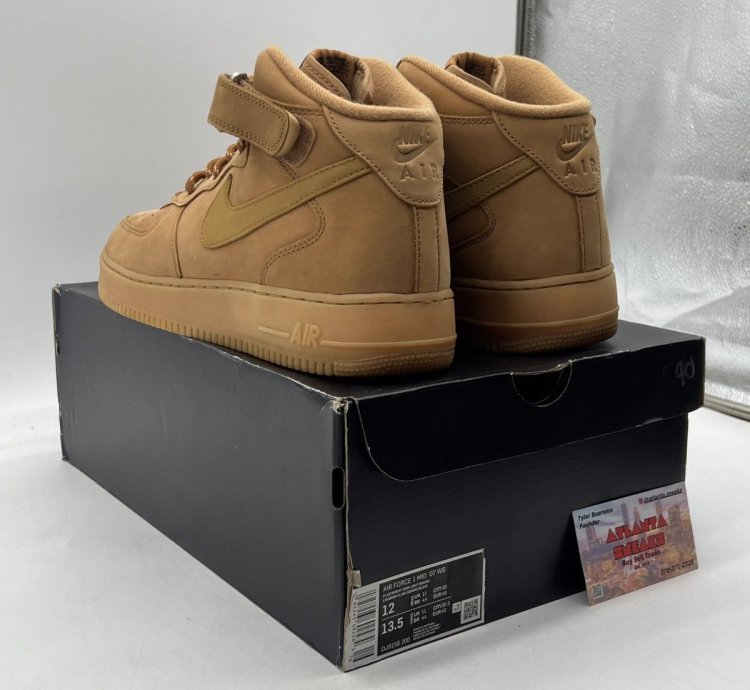 Air Force 1 Mid 07 Flax