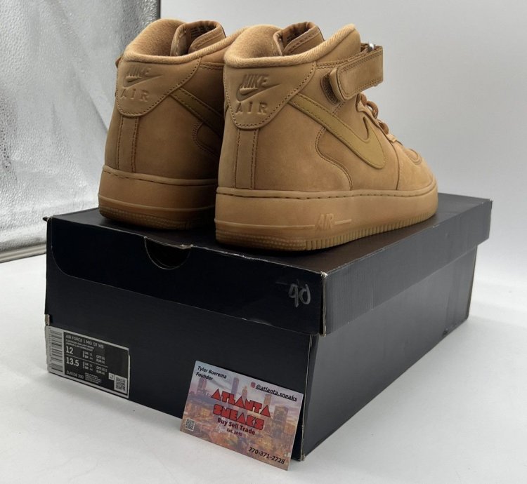 Air Force 1 Mid 07 Flax