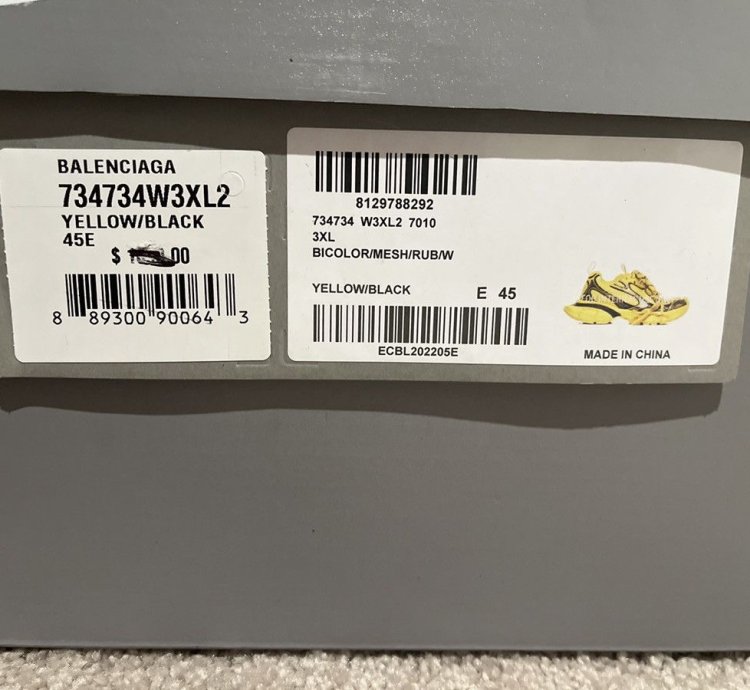 Yellow Balenciaga 3xl