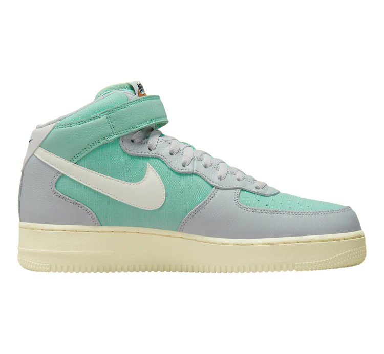 Air Force 1 Mid 07 Lx Grey Fog Sail-enamel Green Dq8766-002