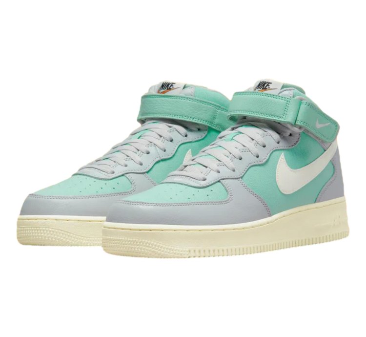 Air Force 1 Mid 07 Lx Grey Fog Sail-enamel Green Dq8766-002