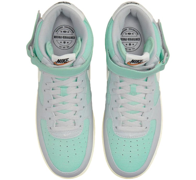 Air Force 1 Mid 07 Lx Grey Fog Sail-enamel Green Dq8766-002