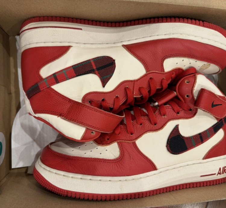 Air Force 1 Mid 07 Lx Tartan Plaid