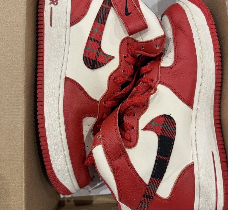 Air Force 1 Mid 07 Lx Tartan Plaid