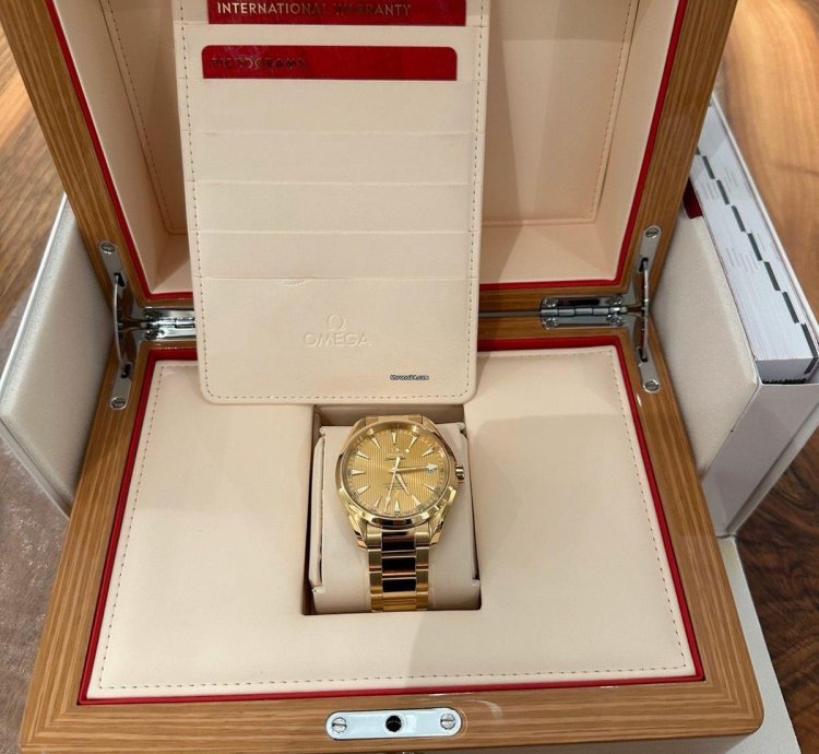 Omega Seamaster Aqua Terra 231 50 42 21 08 00 Automatic 2021 Yellow Gold Very Good