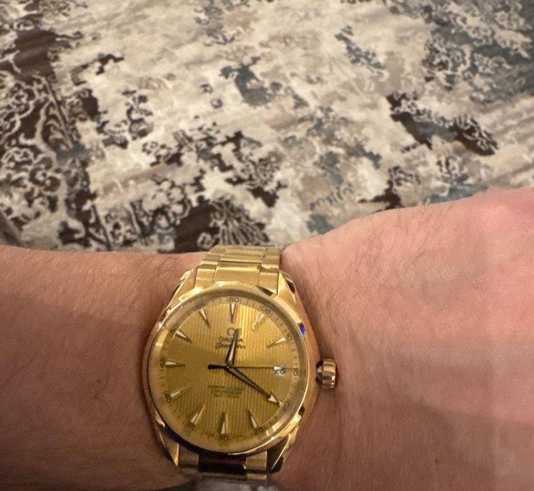 Omega Seamaster Aqua Terra 231 50 42 21 08 00 Automatic 2021 Yellow Gold Very Good
