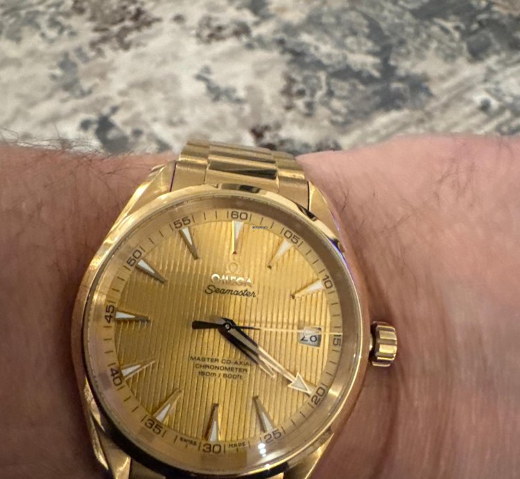 Omega Seamaster Aqua Terra 231 50 42 21 08 00 Automatic 2021 Yellow Gold Very Good
