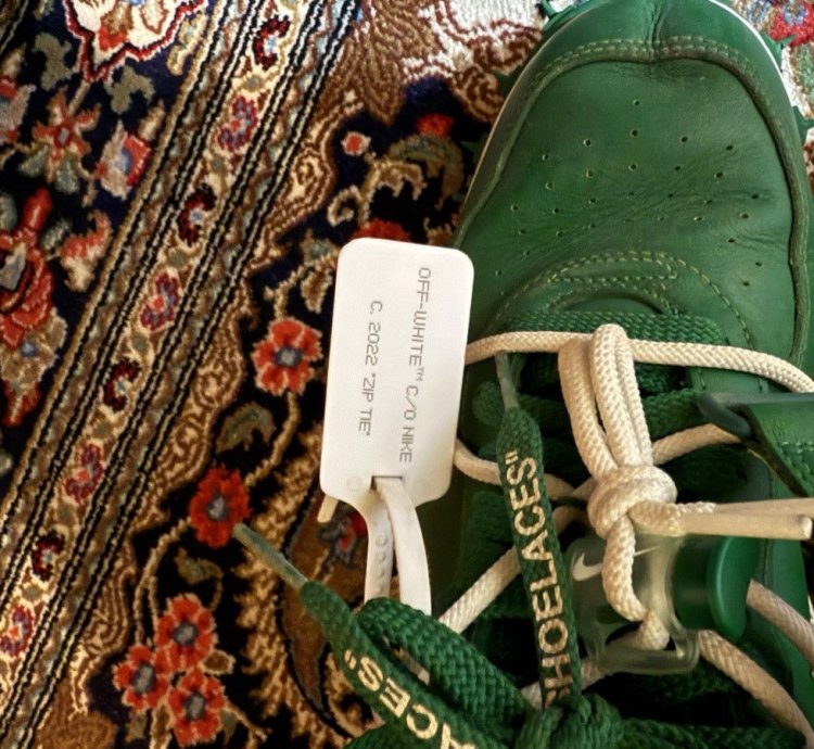 Air Force 1 Mid Off White Pine Green
