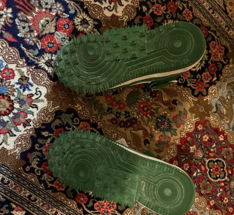 Air Force 1 Mid Off White Pine Green