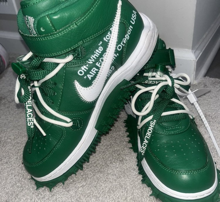 Air Force 1 Mid Pine Green