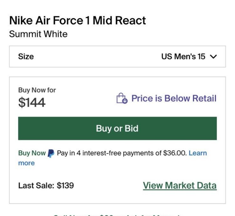 Air Force 1 Mid React