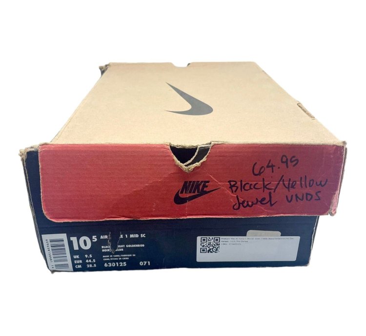 Air Force 1 Mid Sc Jewel 1998 Black Goldenrod